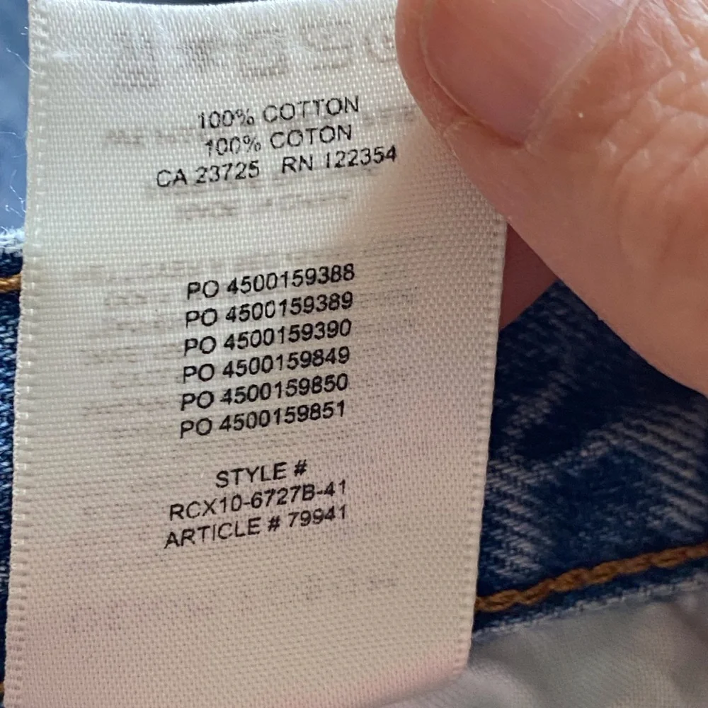 Denim Forum The Joni High Rise Loose 28L Woman 27 Medium Wash Streetwear Preppy - Picture 10 of 16